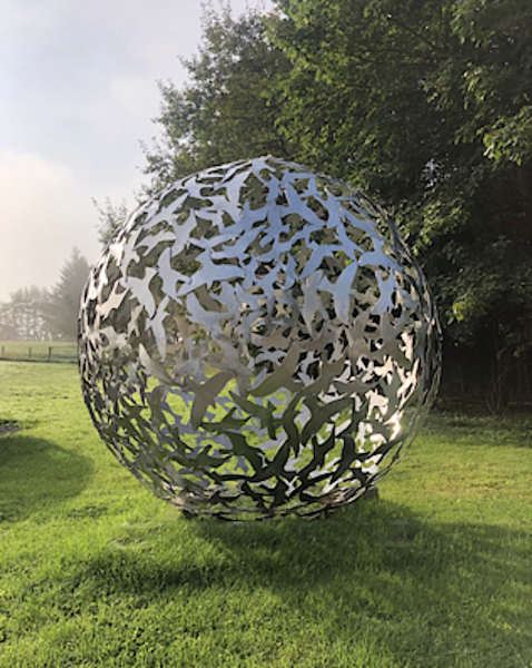 FLOCK SPHERE  by ROB MULHOLLAND